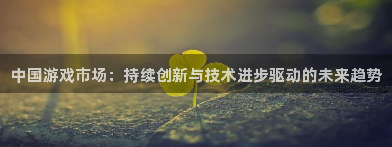 天美娱乐注册网站：中国游戏市场：持续创新与技术进步驱动的未来