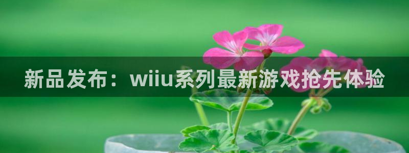 天美娱乐注册账号：新品发布：wiiu系列最新游戏抢先体验